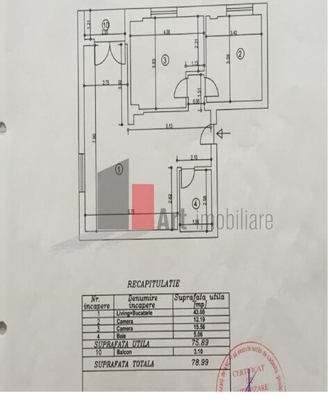 Domenii- Arcul de Triumf- Ion Mihalache- Turda-Apartament cu 3 camere- cu centrala